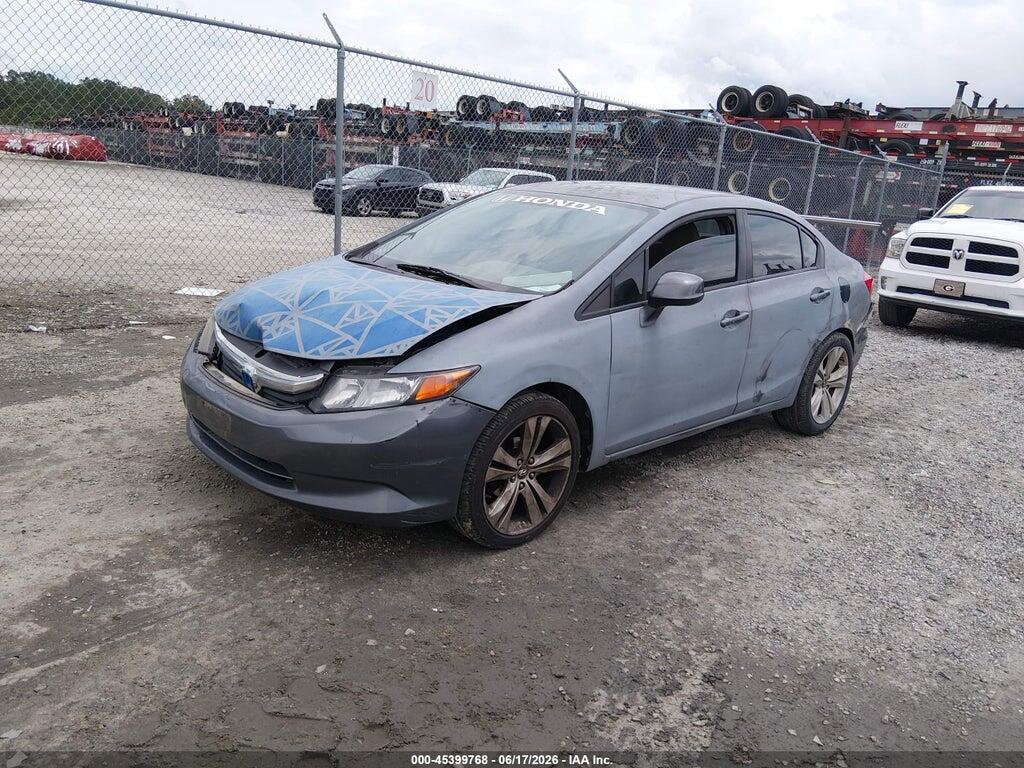 19XFB2F55CE067658 2012 HONDA CIVIC photo no. 2