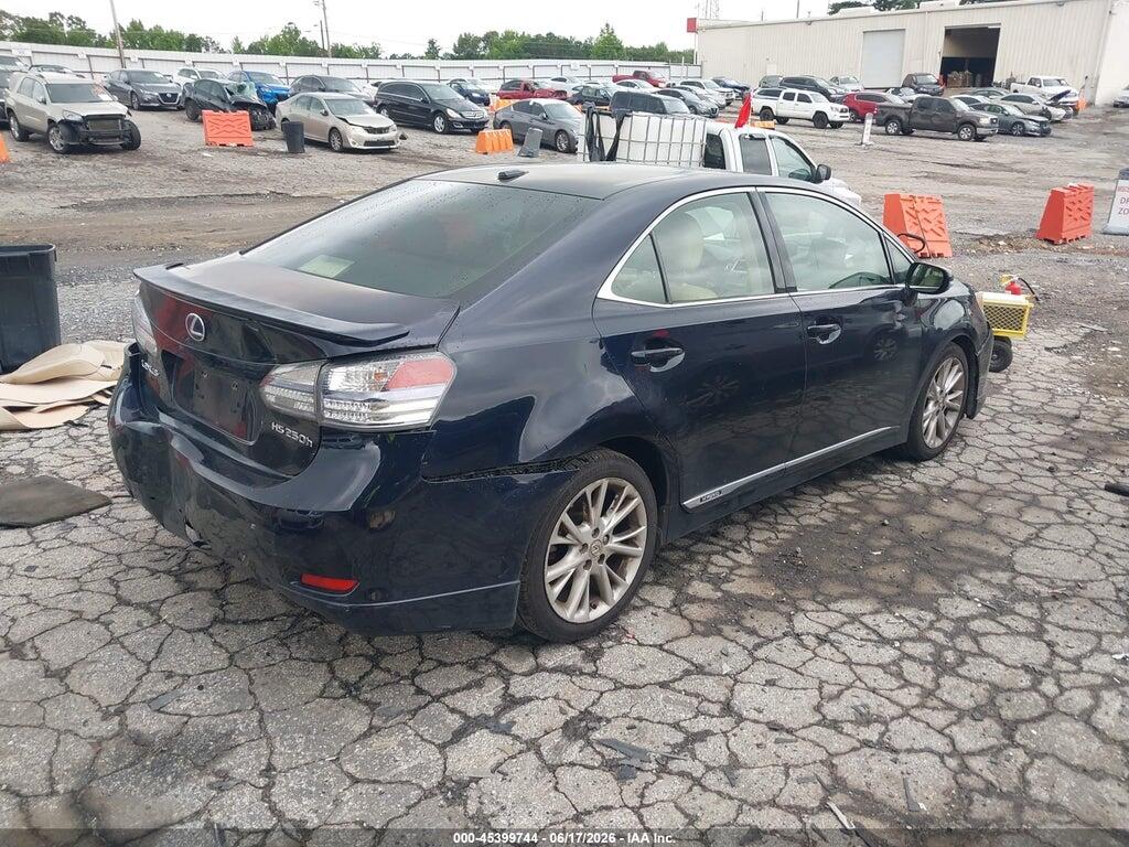 JTHBB1BA3A2002232 2010 LEXUS HS 250H photo no. 4