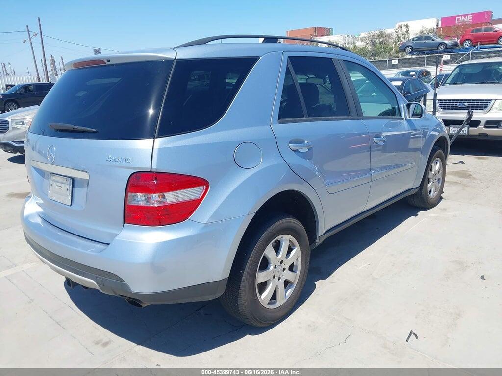 4JGBB86E96A111567 2006 MERCEDES-BENZ ML 350 photo no. 4