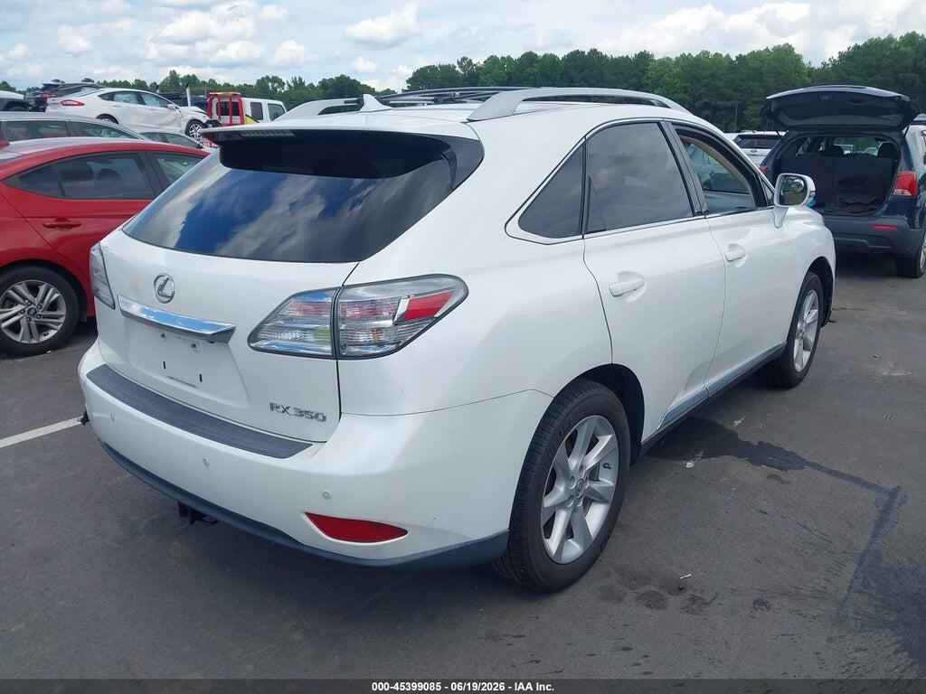 2T2ZK1BA4CC069762 2012 LEXUS RX 350 photo no. 4