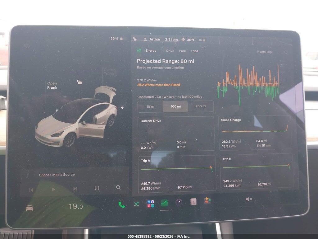5YJ3E1EB6KF211738 2019 TESLA MODEL 3 photo no. 7