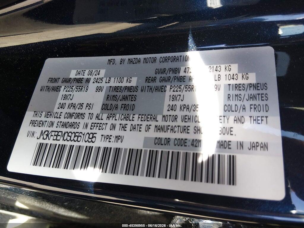 JM3KFBEM0S0561095 2025 MAZDA CX-5 photo no. 9