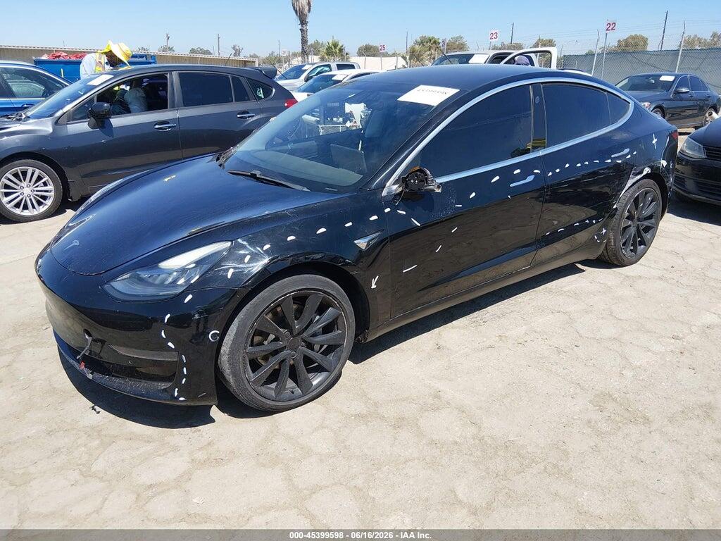 5YJ3E1EA6JF037188 2018 TESLA MODEL 3 photo no. 2