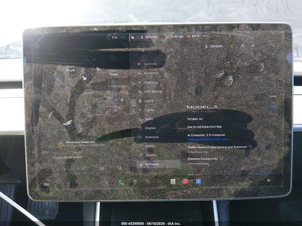 5YJ3E1EA6JF037188 2018 TESLA MODEL 3 photo no. 7