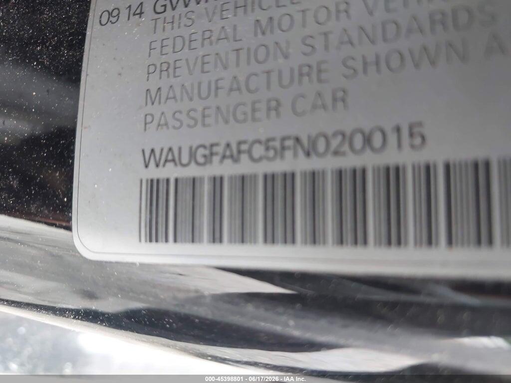 WAUGFAFC5FN020015 2015 AUDI A6 photo no. 9