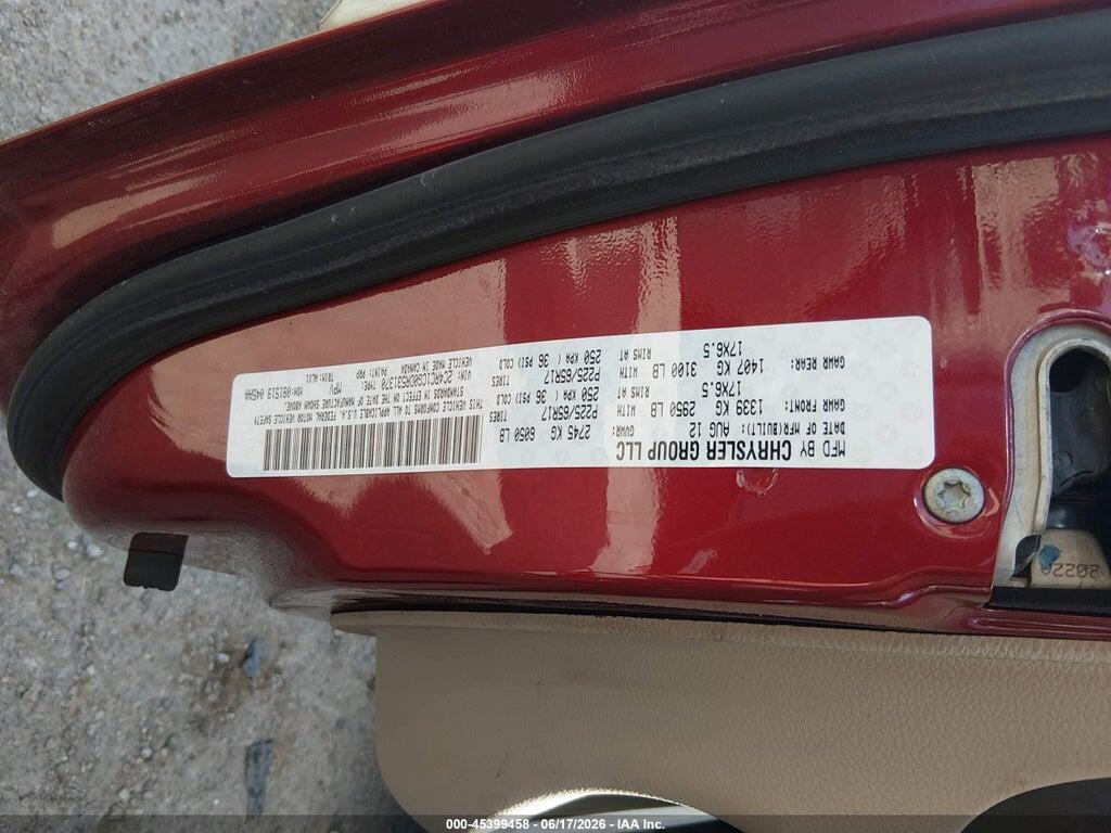 2C4RC1CG0DR531370 2013 CHRYSLER TOWN & COUNTRY photo no. 9