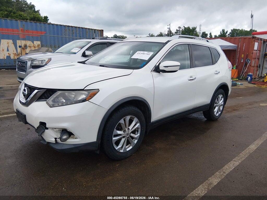 KNMAT2MT2GP672879 2016 NISSAN ROGUE photo no. 2