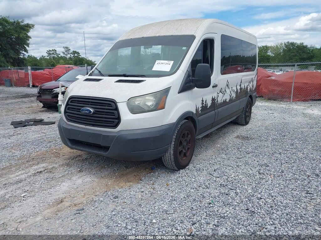 1FBAX2CM1FKA74829 2015 FORD TRANSIT-350 photo no. 2