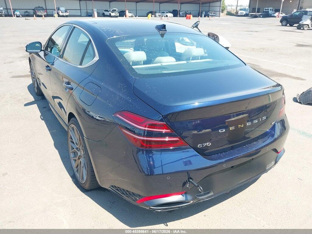 KMTG54TE4PU106924 2023 GENESIS G70 photo no. 3