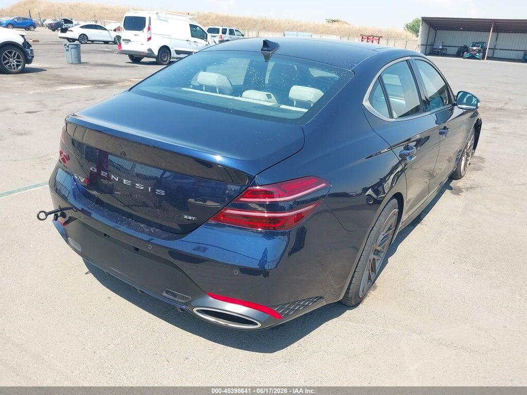 KMTG54TE4PU106924 2023 GENESIS G70 photo no. 4