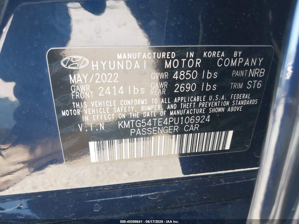 KMTG54TE4PU106924 2023 GENESIS G70 photo no. 9