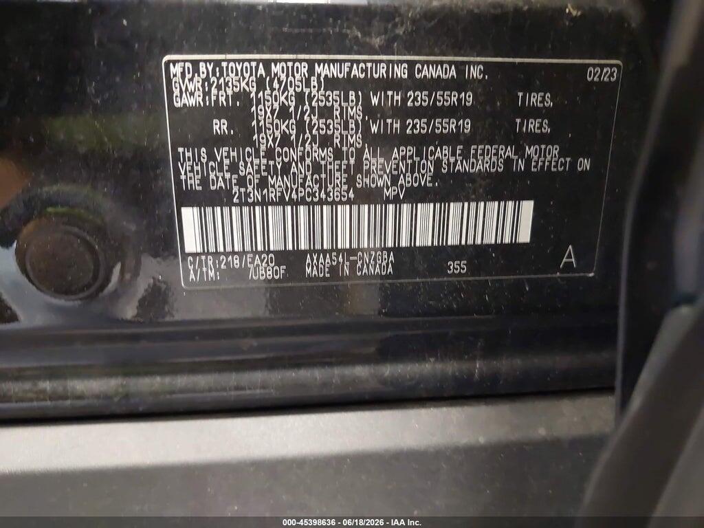 2T3N1RFV4PC343654 2023 TOYOTA RAV4 photo no. 9