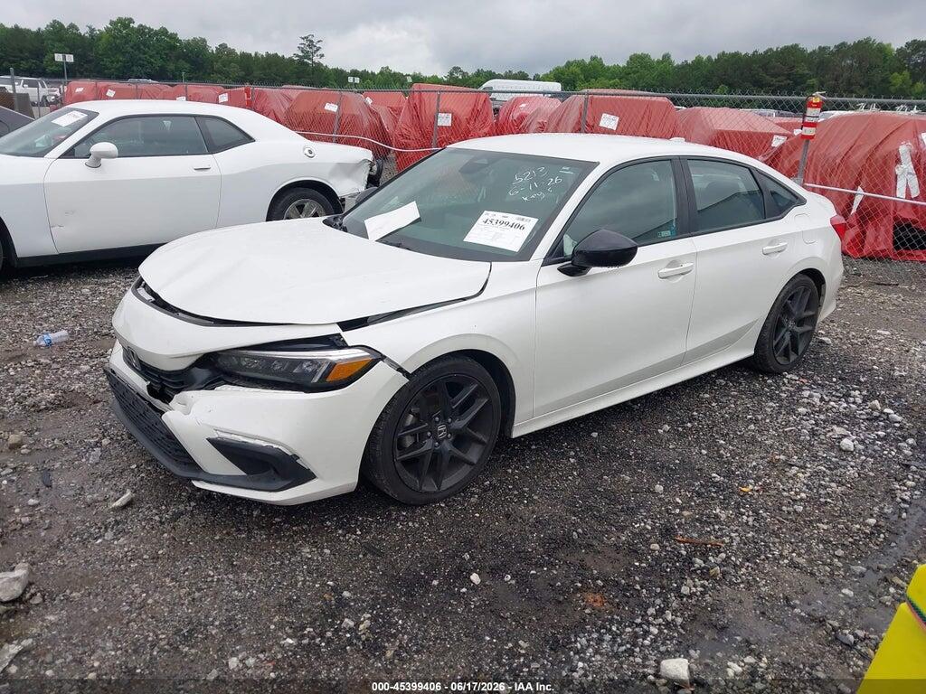 2HGFE2F57NH605213 2022 HONDA CIVIC photo no. 2