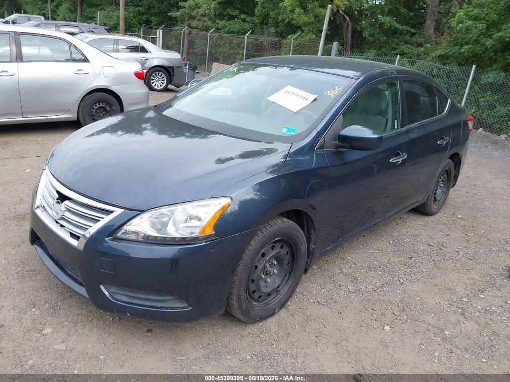 3N1AB7AP8EL661372 2014 NISSAN SENTRA photo no. 2