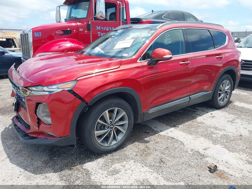 5NMS53AD1KH019737 2019 HYUNDAI SANTA FE photo no. 2
