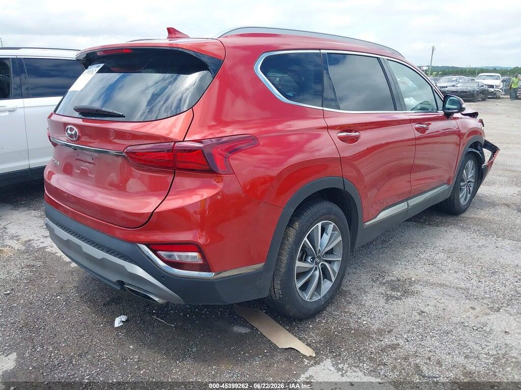 5NMS53AD1KH019737 2019 HYUNDAI SANTA FE photo no. 4
