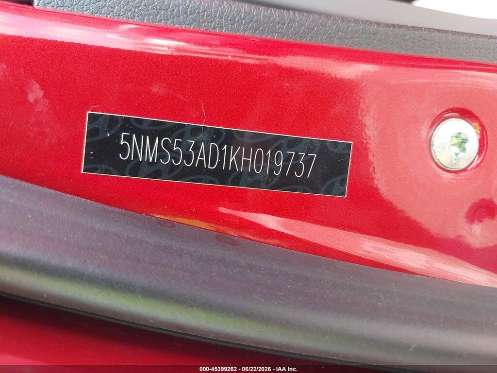 5NMS53AD1KH019737 2019 HYUNDAI SANTA FE photo no. 9