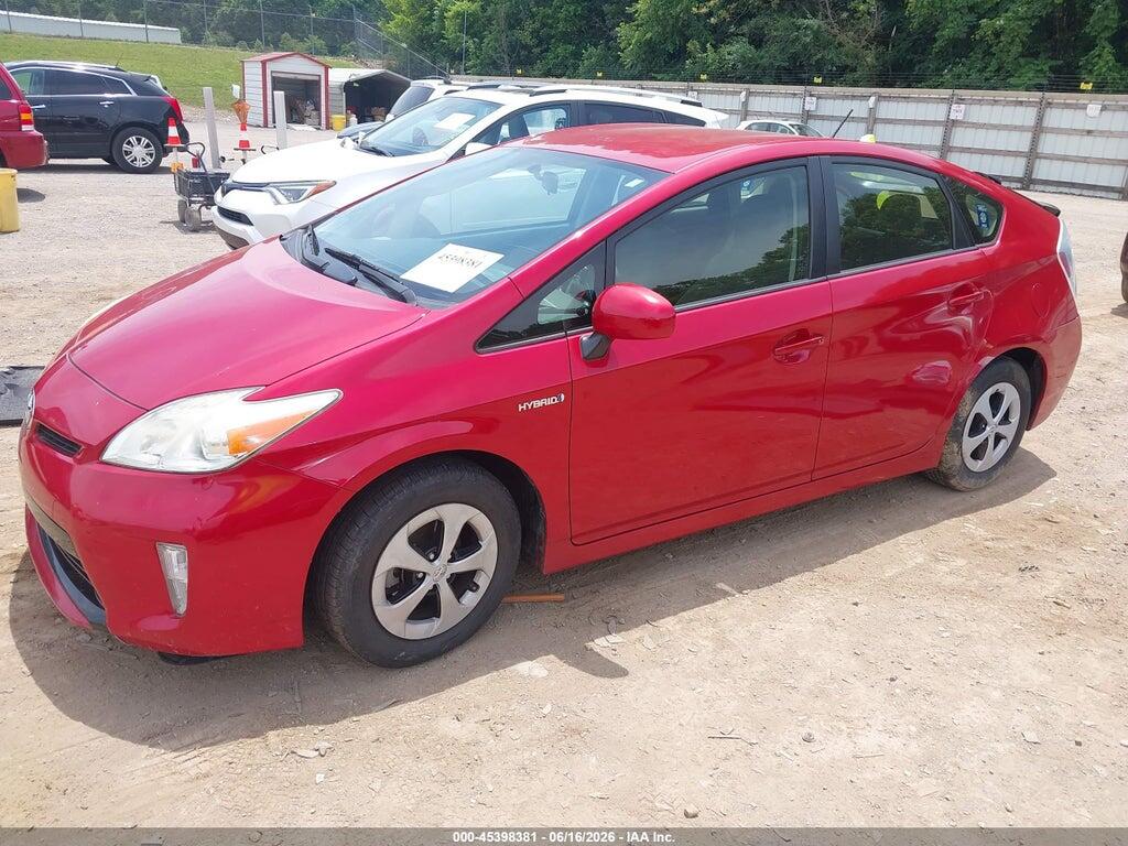 JTDKN3DU4E0359402 2014 TOYOTA PRIUS photo no. 2