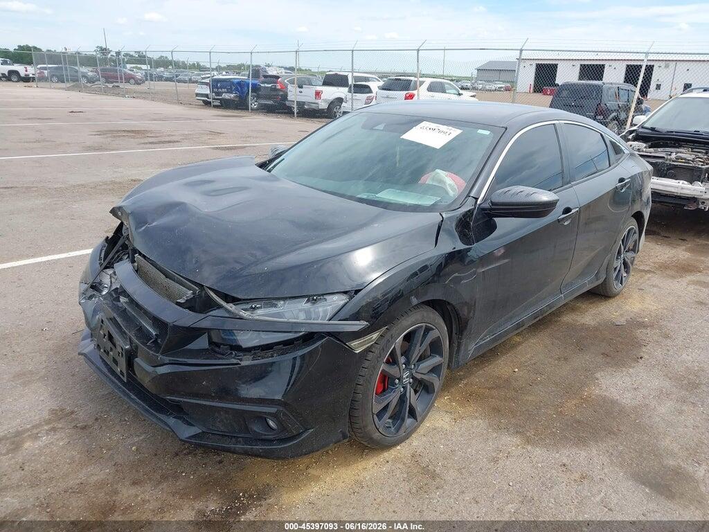 2HGFC2F84KH514685 2019 HONDA CIVIC photo no. 2