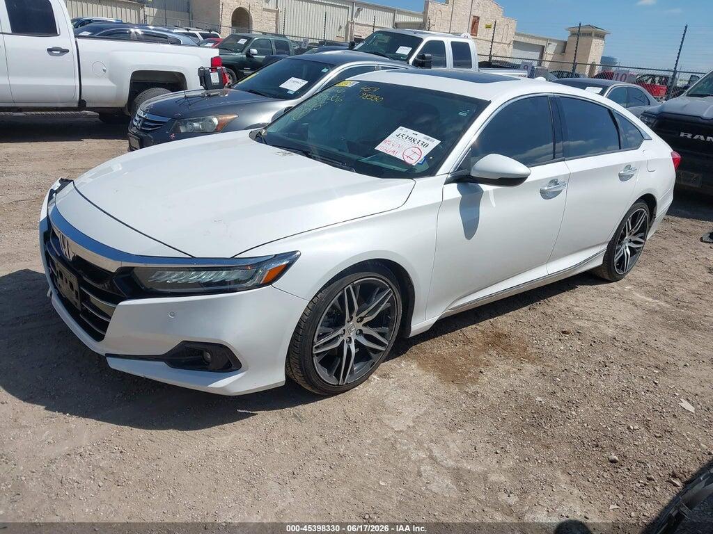 1HGCV3F95MA020008 2021 HONDA ACCORD HYBRID photo no. 2