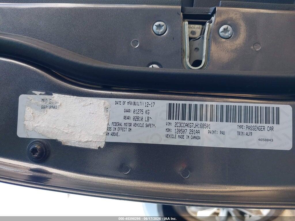 2C3CCAKG7JH168501 2018 CHRYSLER 300 photo no. 9