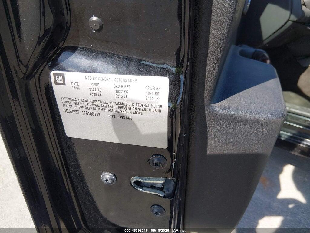 1G6DP577170153111 2007 CADILLAC CTS photo no. 9