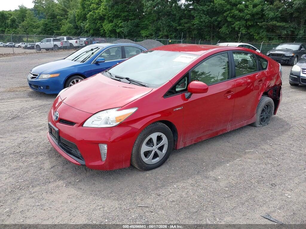 JTDKN3DU3C0334634 2012 TOYOTA PRIUS photo no. 2
