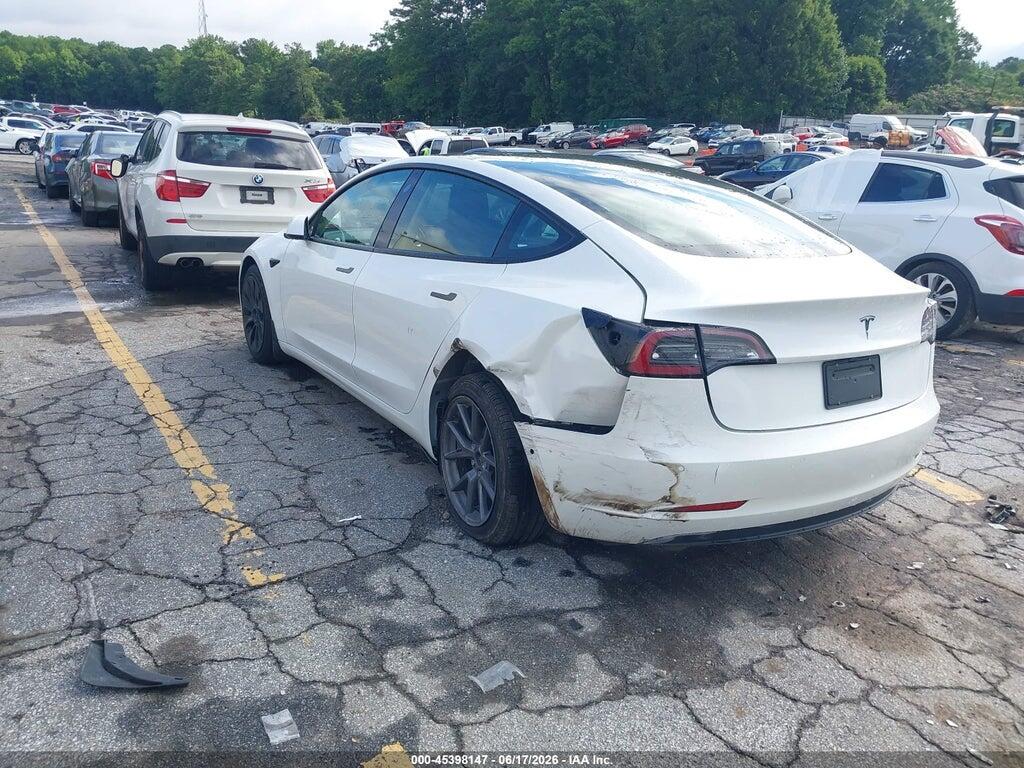5YJ3E1EA3MF062182 2021 TESLA MODEL 3 photo no. 3
