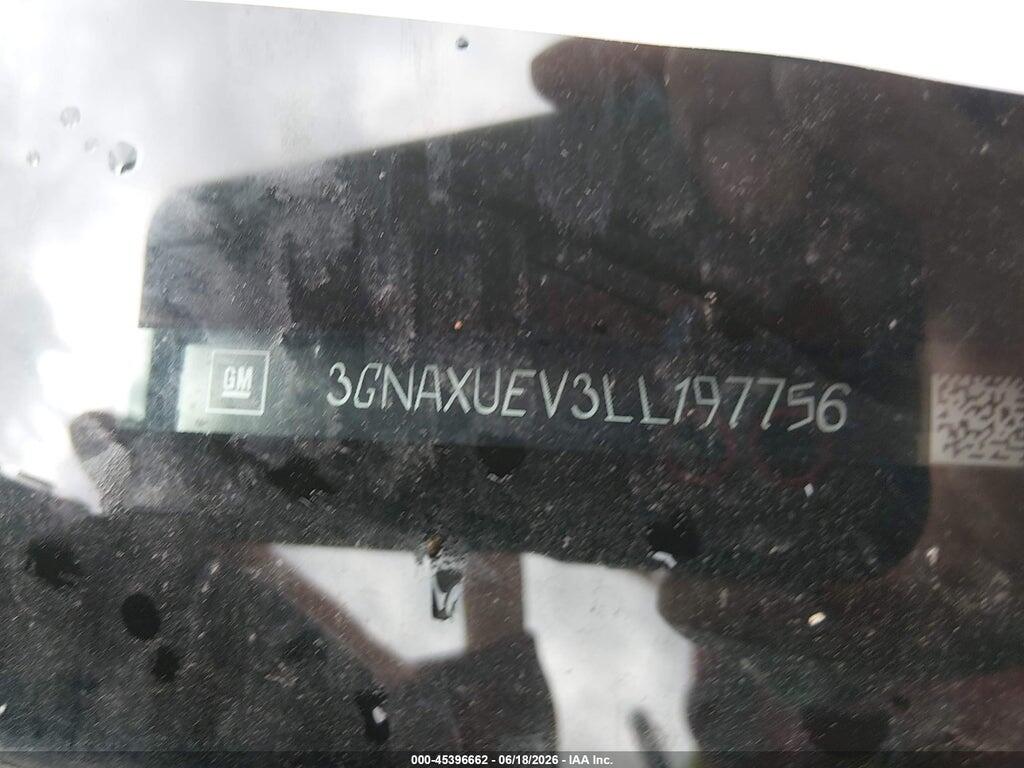 3GNAXUEV3LL197756 2020 CHEVROLET EQUINOX photo no. 9