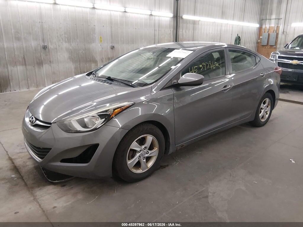 5NPDH4AE4EH466505 2014 HYUNDAI ELANTRA photo no. 2