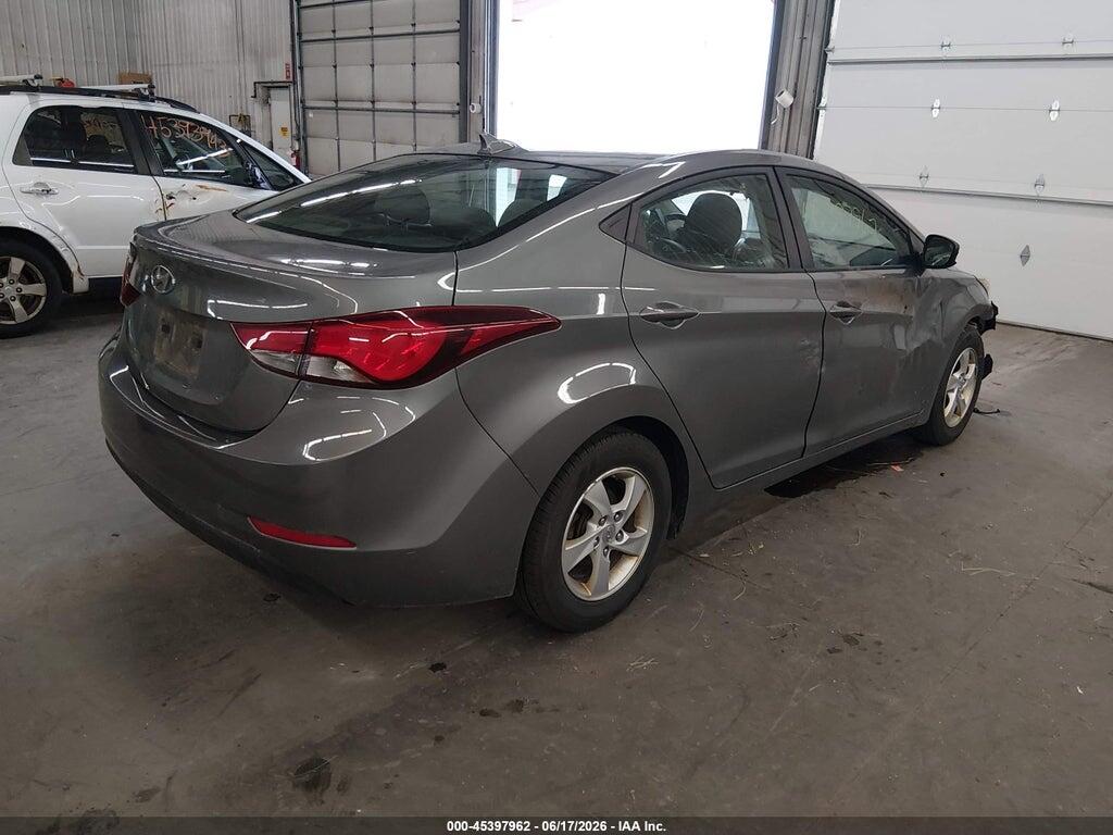 5NPDH4AE4EH466505 2014 HYUNDAI ELANTRA photo no. 4