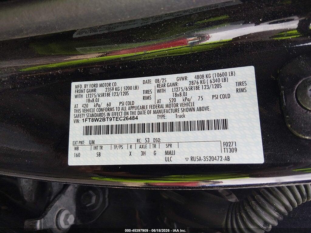 1FT8W2BT9TEC26484 2026 FORD F-250 photo no. 8