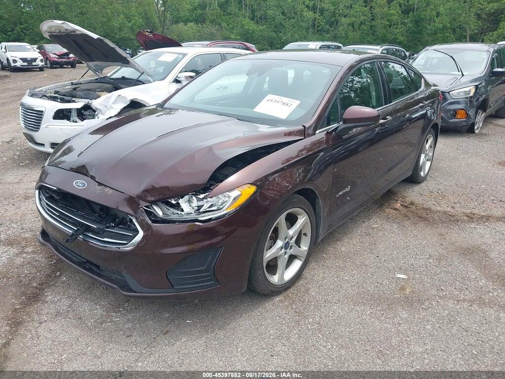 3FA6P0LU6KR165368 2019 FORD FUSION HYBRID photo no. 2