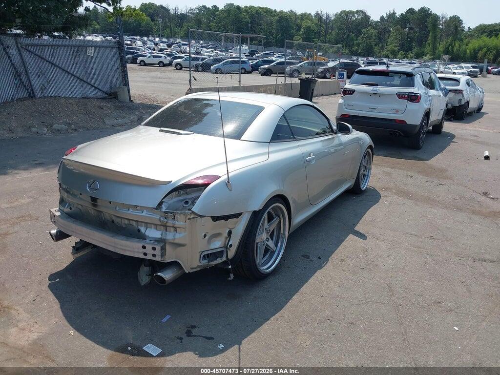 JTHFN48YX40055489 2004 LEXUS SC 430 photo no. 4