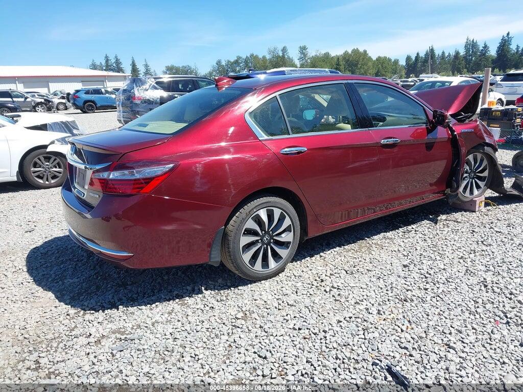 JHMCR6F54HC027347 2017 HONDA ACCORD HYBRID photo no. 4
