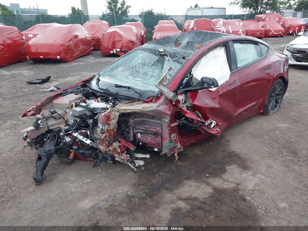 5YJ3E1EA7SF046368 2025 TESLA MODEL 3 photo no. 2