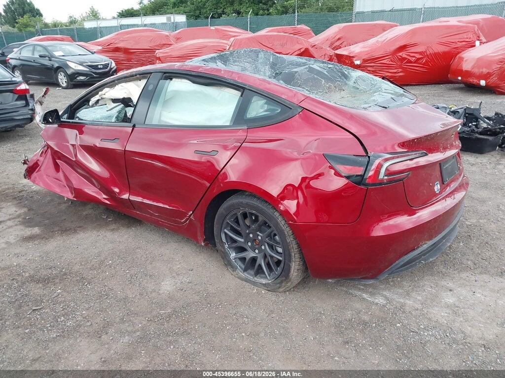 5YJ3E1EA7SF046368 2025 TESLA MODEL 3 photo no. 3