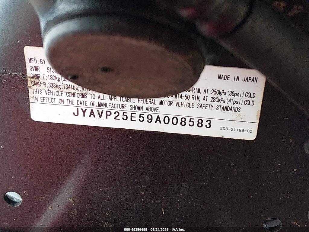JYAVP25E59A008583 2009 YAMAHA XVS1300 photo no. 10
