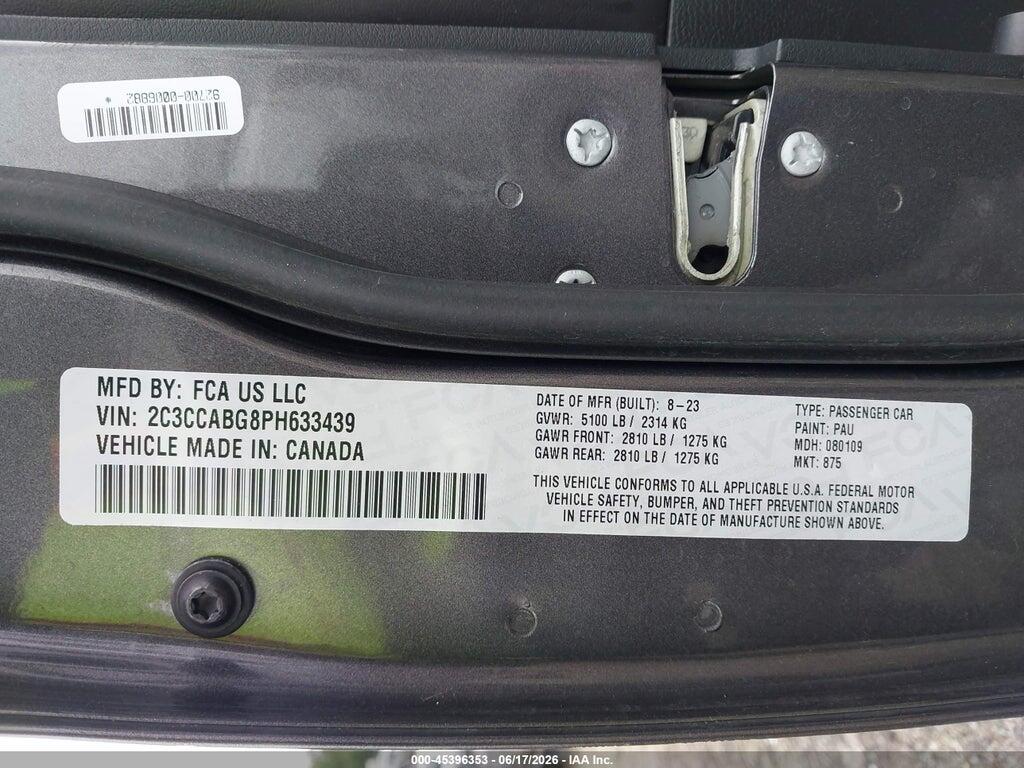 2C3CCABG8PH633439 2023 CHRYSLER 300 photo no. 9