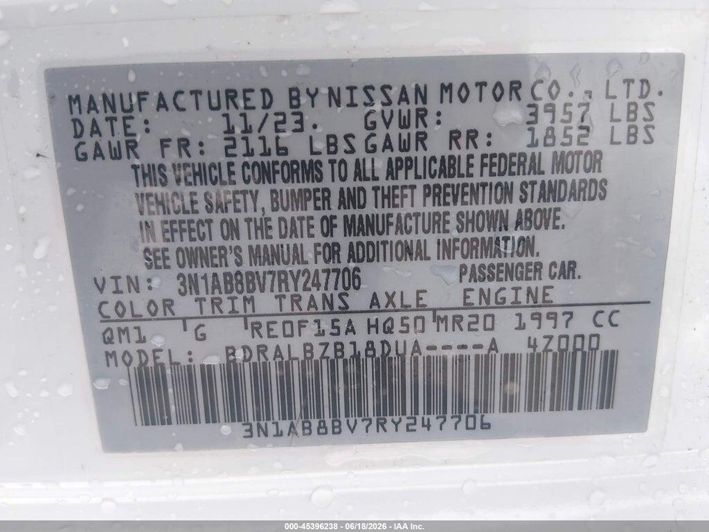 3N1AB8BV7RY247706 2024 NISSAN SENTRA photo no. 9