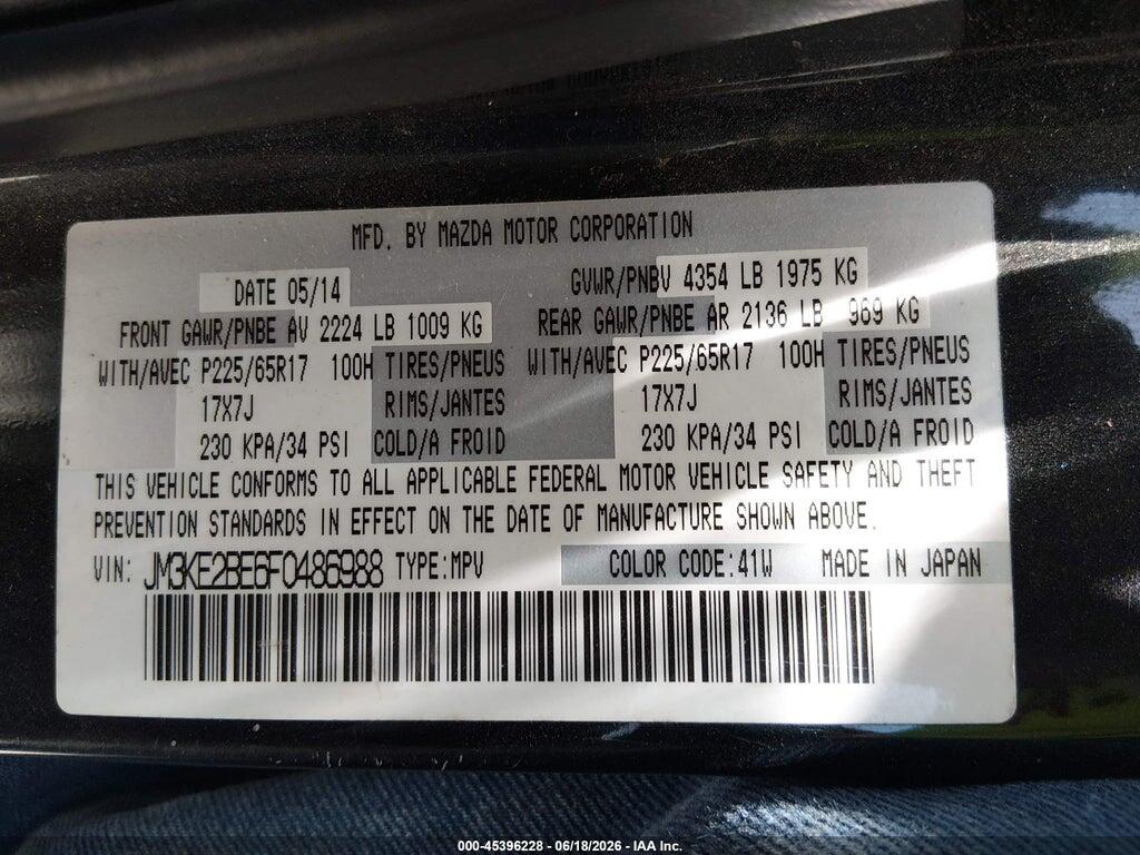 JM3KE2BE6F0486988 2015 MAZDA CX-5 photo no. 9