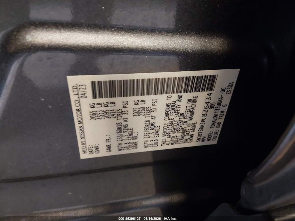5N1BT3BA3PC826434 2023 NISSAN ROGUE photo no. 9
