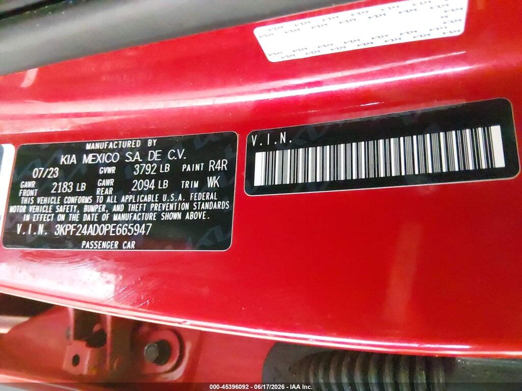 3KPF24AD0PE665947 2023 KIA FORTE photo no. 9