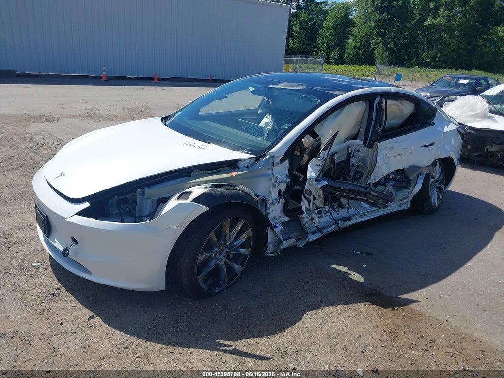 5YJ3E1EB3SF875365 2025 TESLA MODEL 3 photo no. 2