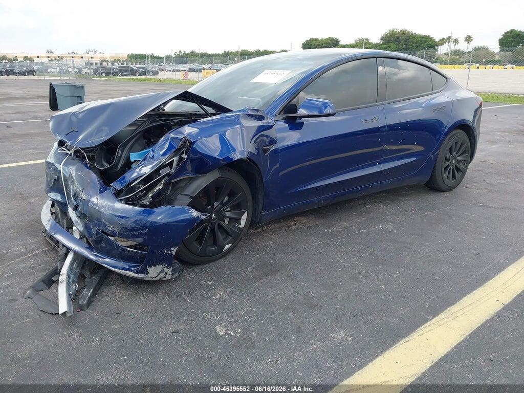 5YJ3E1EA1PF449222 2023 TESLA MODEL 3 photo no. 2