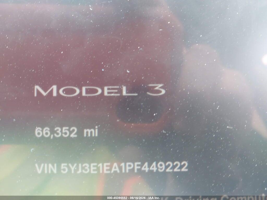 5YJ3E1EA1PF449222 2023 TESLA MODEL 3 photo no. 7
