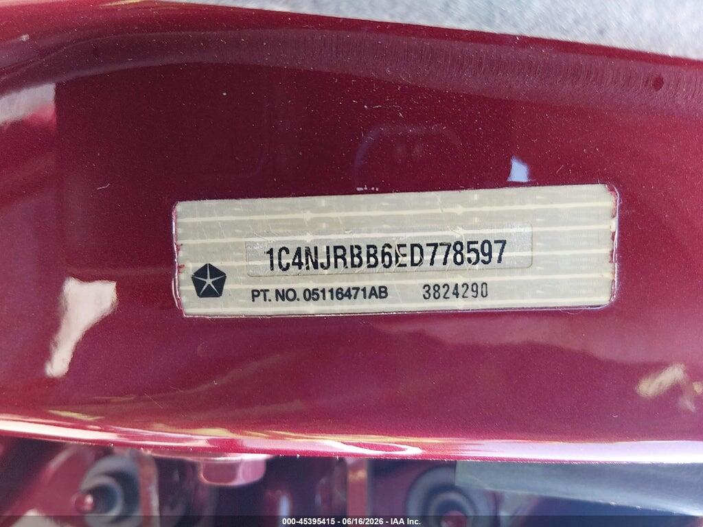1C4NJRBB6ED778597 2014 JEEP PATRIOT photo no. 9