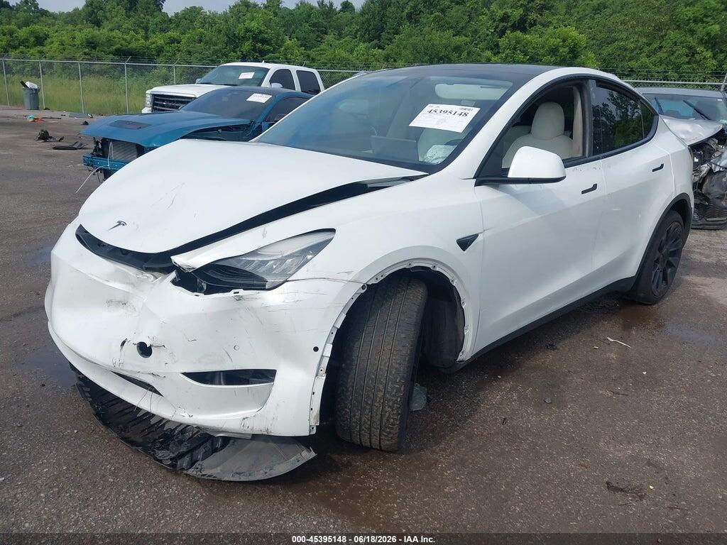 5YJYGDEE7MF183463 2021 TESLA MODEL Y photo no. 2