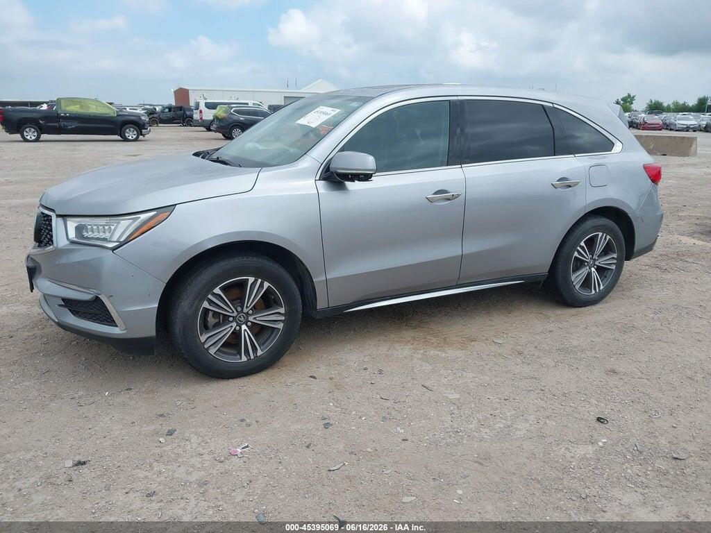 5FRYD3H32HB007499 2017 ACURA MDX photo no. 2