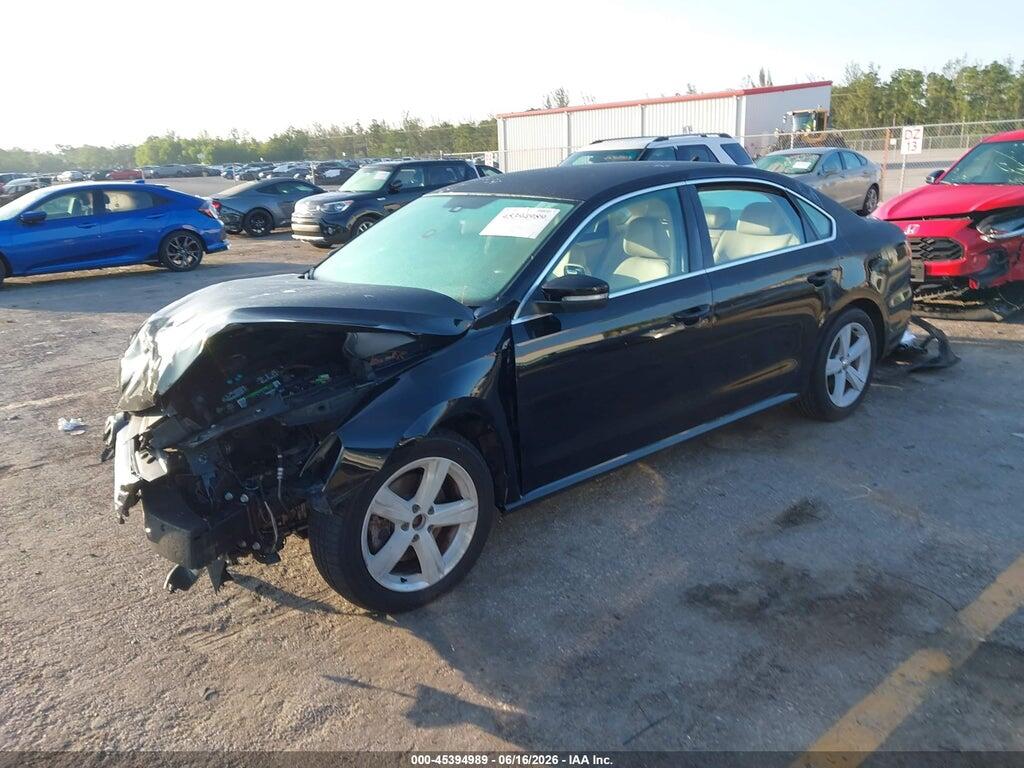 1VWBH7A33DC051643 2013 VOLKSWAGEN PASSAT photo no. 2